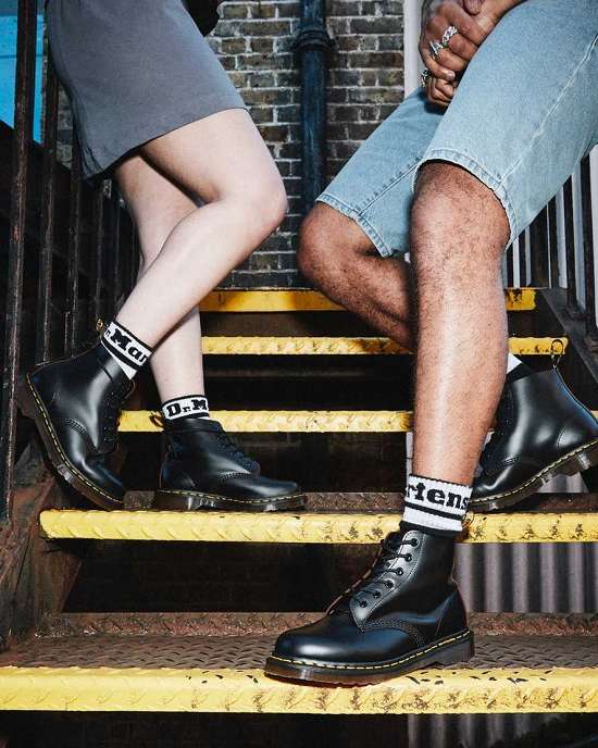 Botas Negras Dr. Martens Vintage 101 Mujer Negros MX-41590